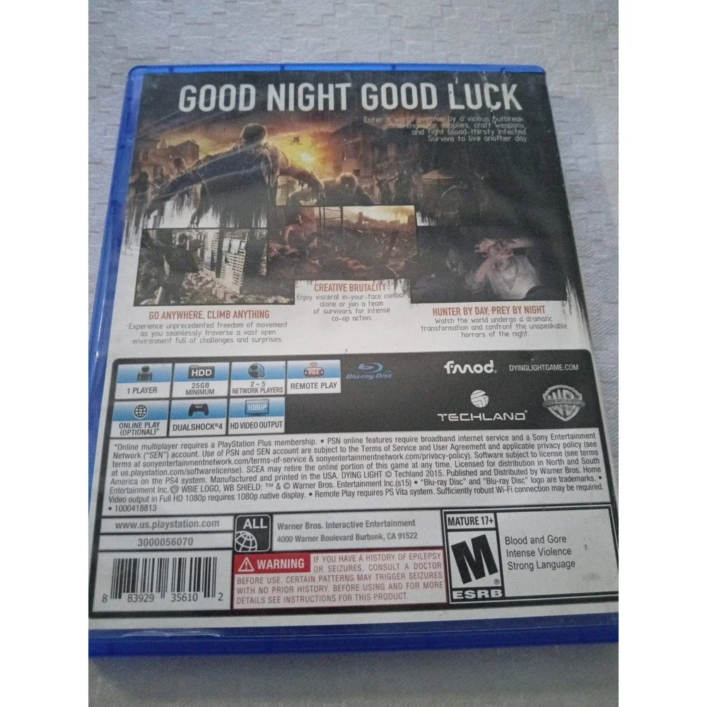 Dying Light for Sony PS4 (2015)
